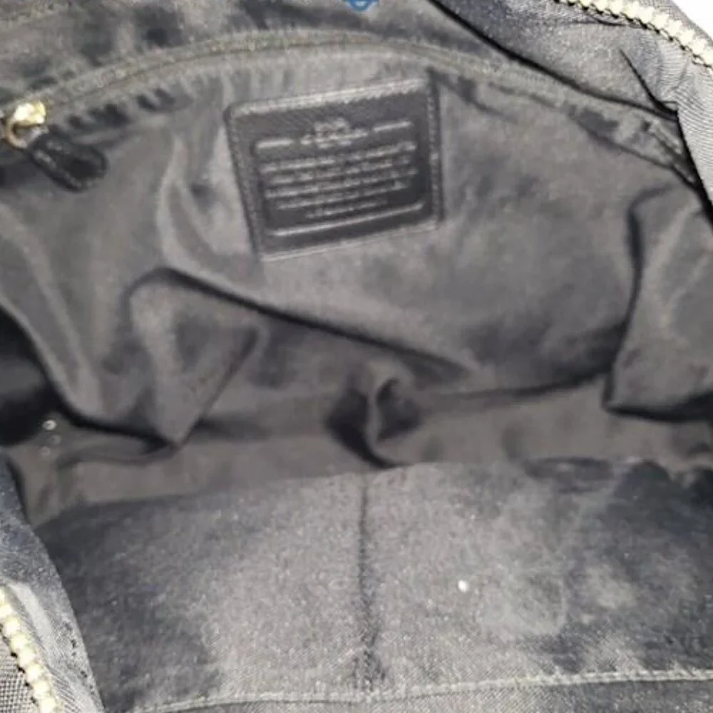 COACH 35500 Nylon Zip Tote Bag - Picture 5 of 9